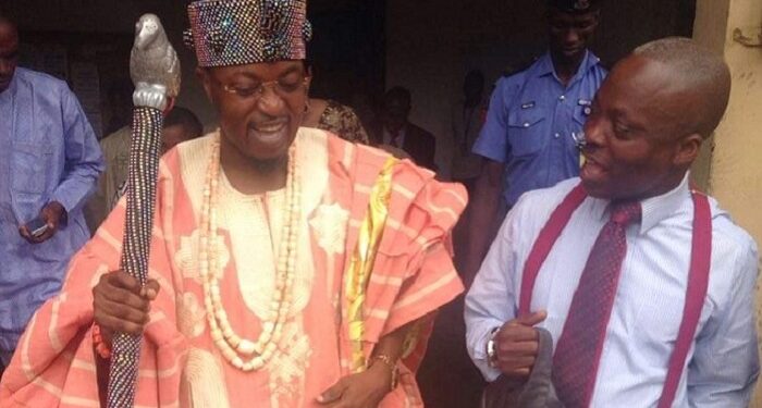 Wale Ojo-Lanre with Oluwo