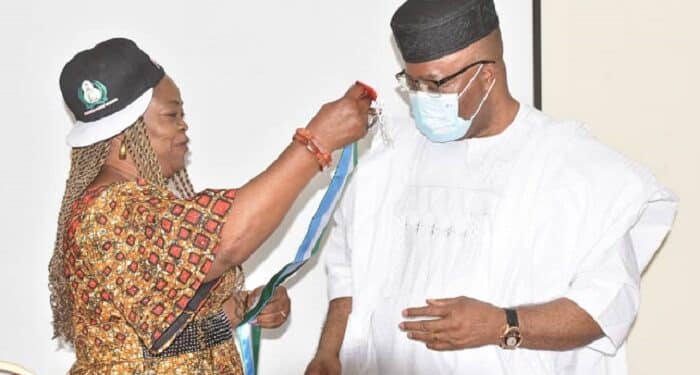 Akpabio with Presidential Support Committee members