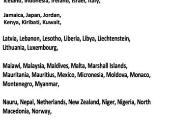 Countries That Voted For Russian Troop Withdrawal
