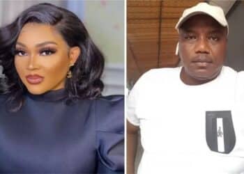 Mercy Aigbe and Lanre Gentry