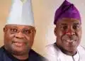 Senator Ademola Adeleke with Prince Dotun Babayemi