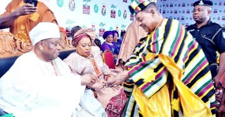 Awujale with Alaafin Oyo