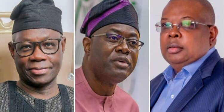Kola Balogun, Seyi Makinde, Joseph Tegbe