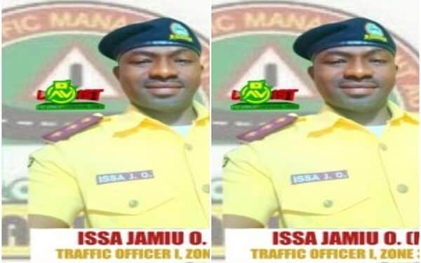 LASTMA Officer Jamiu Issa