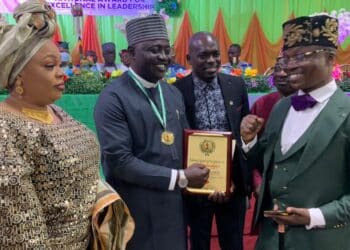 Tunde Lawal with Wale Ojo-Lanre