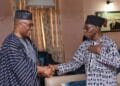 Godswill Akpabio with Olusegun Obasanjo