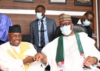 Lamido Adamawa with Godswill Akpabio