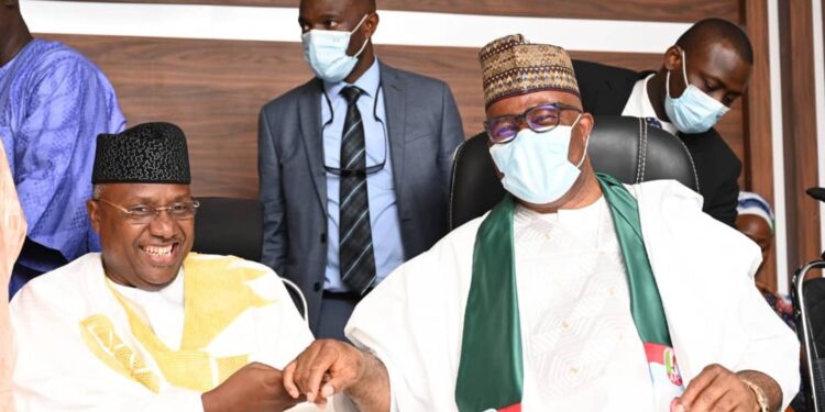 Lamido Adamawa with Godswill Akpabio