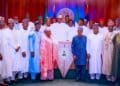 Muhammadu Buhari with APC Governors