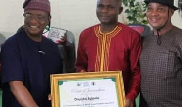 NUJ Awards Olayinka Agboola