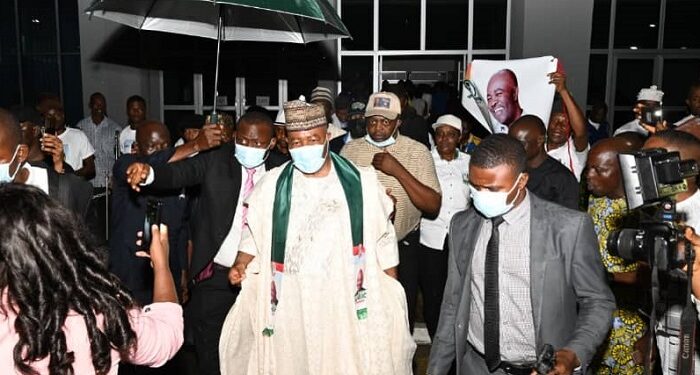 Senator Godswill Akpabio in Cross River State