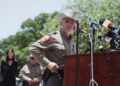 Texas Ranger Victor Escalon gave a news conference on Thursday.