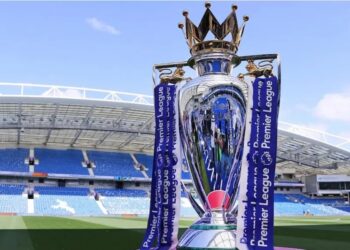 Premier league trophy