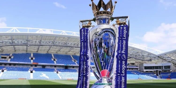 Premier league trophy