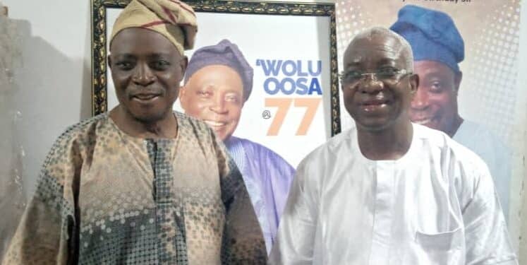 Rasidi Ladoja with Rauf Olaniyan
