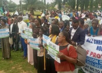 Christians protest Tinubu muslim-muslim ticket