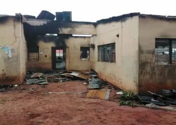 INEC Burnt Office