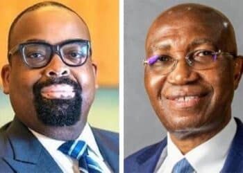 Olumide Akpata with Wole Olanipekun