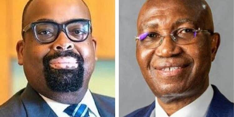 Olumide Akpata with Wole Olanipekun