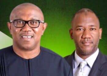 Peter Obi with Senator Yusuf Datti Baba-Ahmed