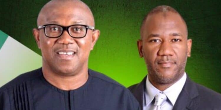 Peter Obi with Senator Yusuf Datti Baba-Ahmed