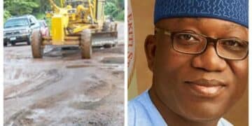 Kayode Fayemi and Akure-Ado-Ekiti Road