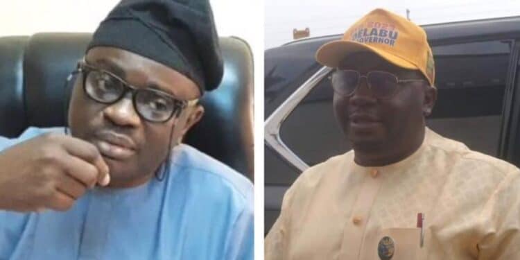 Taiwo Adisa with Bayo Adelabu