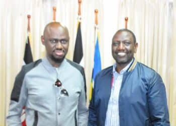 Timi Frank with William Ruto Kenyan President