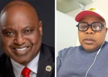 Ekiti State Governor-elect, Abiodun Oyebanji with Akogun BanjI Ojo