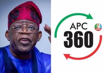 Asiwaju Bola Tinubu with APC 360