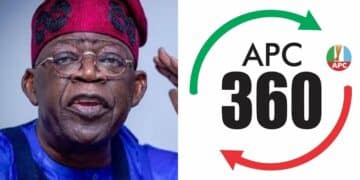 Asiwaju Bola Tinubu with APC 360