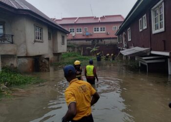 One-Storey Building Sinks In Lagos