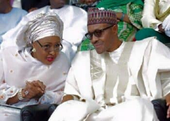 Aisha and Muhammadu Buhari