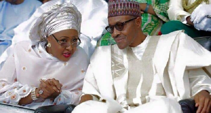 Aisha and Muhammadu Buhari