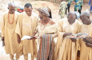 Kings Brown Oluwatuyimise Bassey mother-in-law burial 1