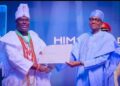 Ooni of Ife with Muhammadu Buhari