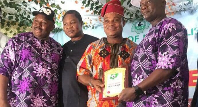 Teslim Folarin during Oyo NUJ Press Week