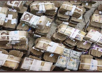 Bales of Naira Cash