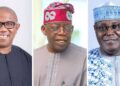 Peter Obi, Asiwaju Bola Tinubu, Atiku Abubakar