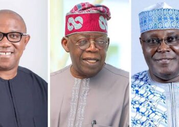 Peter Obi, Asiwaju Bola Tinubu, Atiku Abubakar