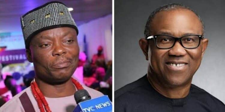 Wale Ojo-Lanre with Peter Obi