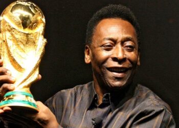 Brazilian football legend, Edson Arantes do Nascimento - Pelé,