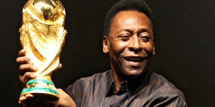 Brazilian football legend, Edson Arantes do Nascimento - Pelé,