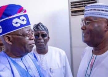 Bola Tinubu with Atiku Abubakar
