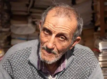 Mohammed Aziz bookseller in Morocco Who Has Read Over 4,000 Books In His Library