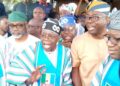 Asiwaju Bola Tinubu with Seyi Makinde in Ibadan