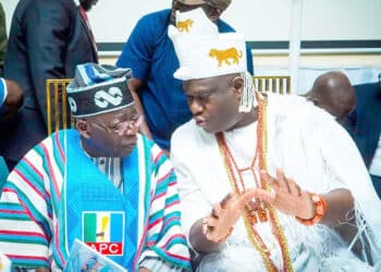 Bola Tinubu with Ooni of Ife, Adeyeye Eniitan Ogunwusi