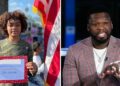 Curtis James Jackson - 50 Cent - son wins best student award in US school
