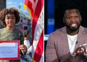 Curtis James Jackson - 50 Cent - son wins best student award in US school
