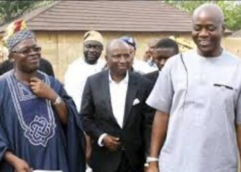 Dotun Danusi with Seyi Makinde